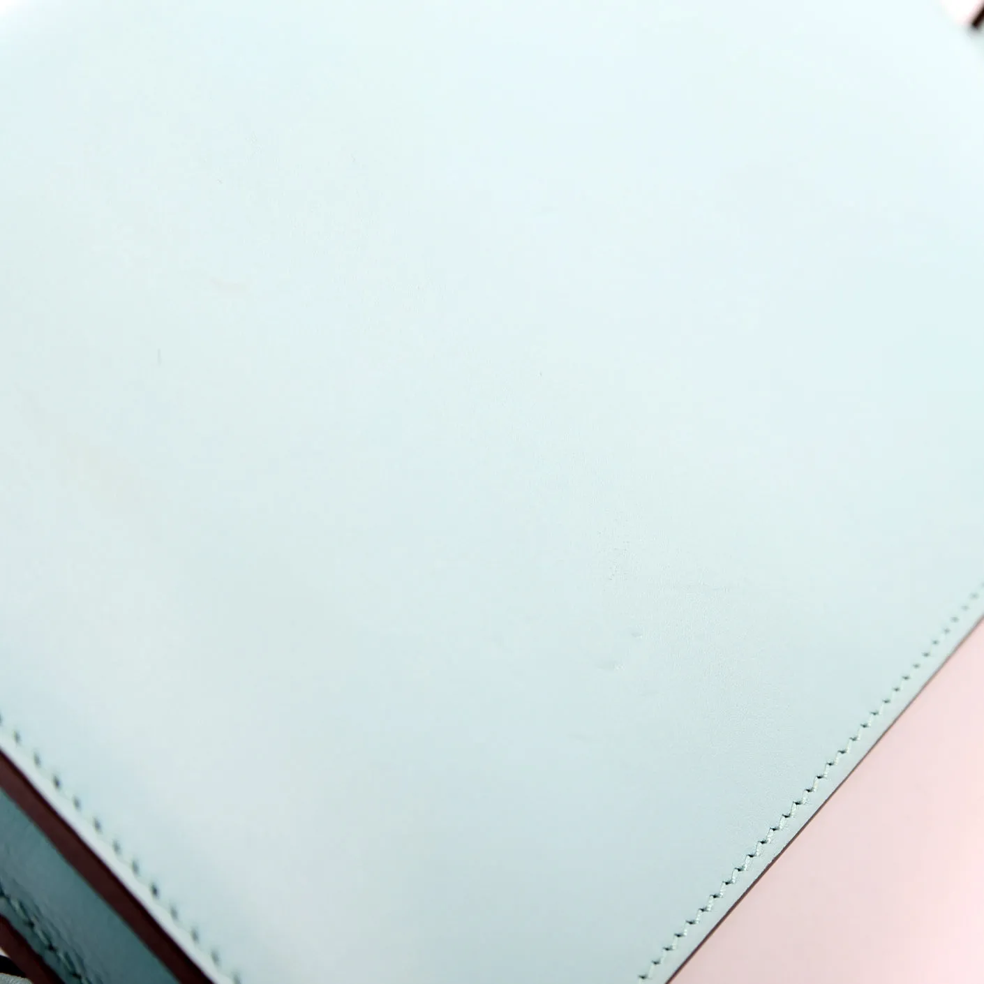 369664 Interlocking G Calfskin Leather Icon Wallet Crossbody Blue