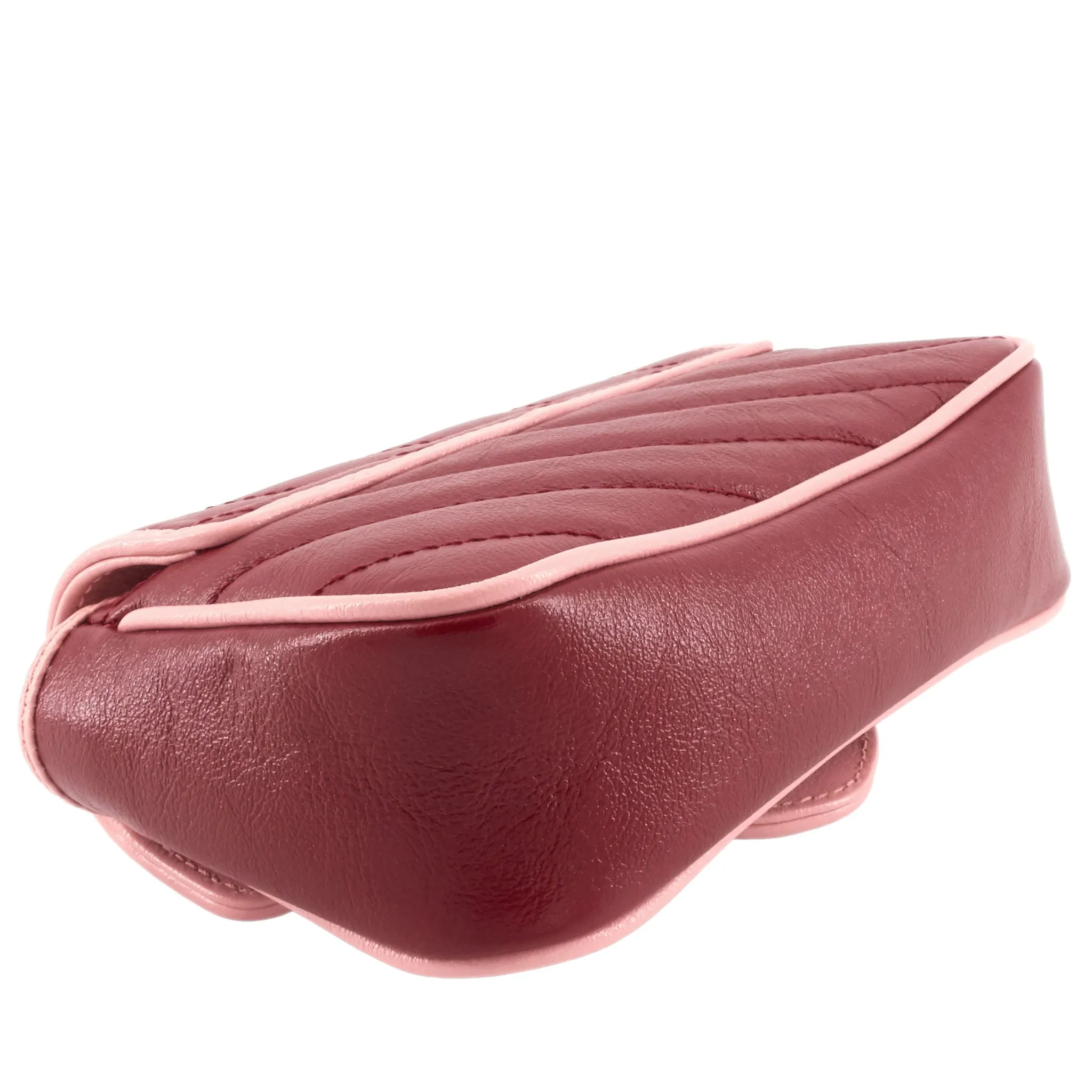 Azalea Enameled Torchon GG Marmont Wallet