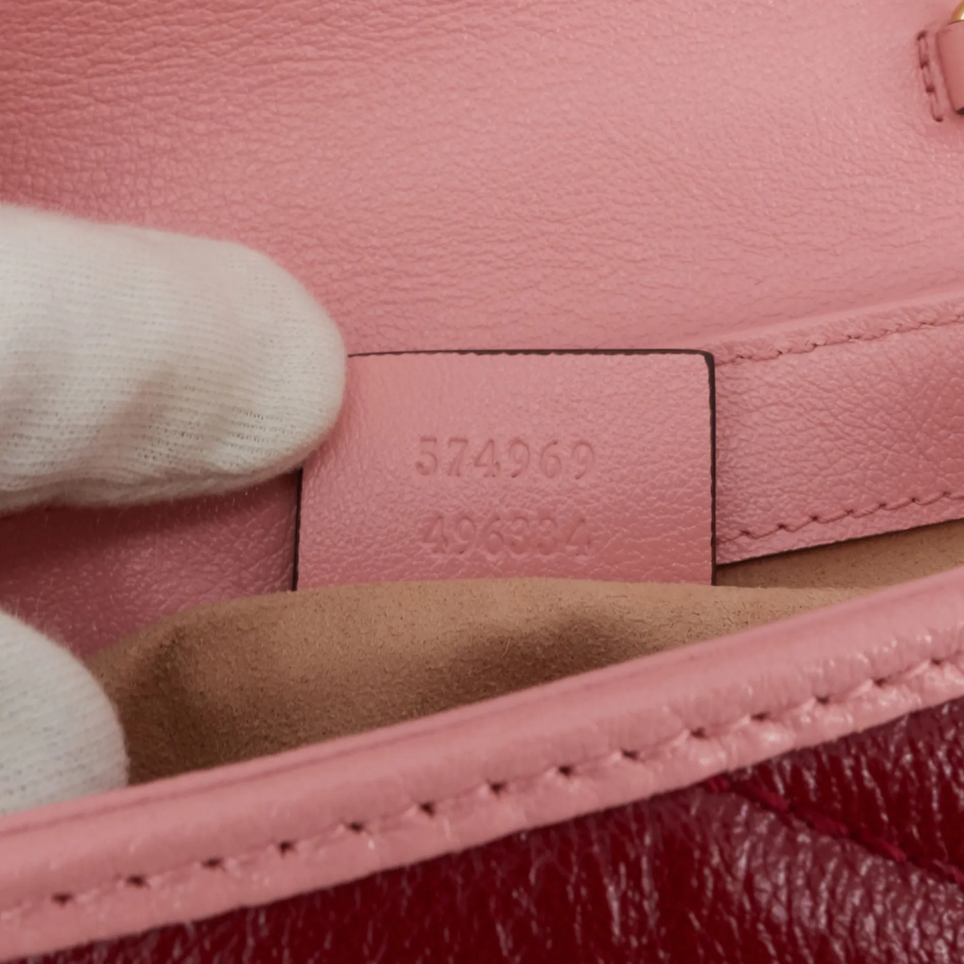 Azalea Enameled Torchon GG Marmont Wallet