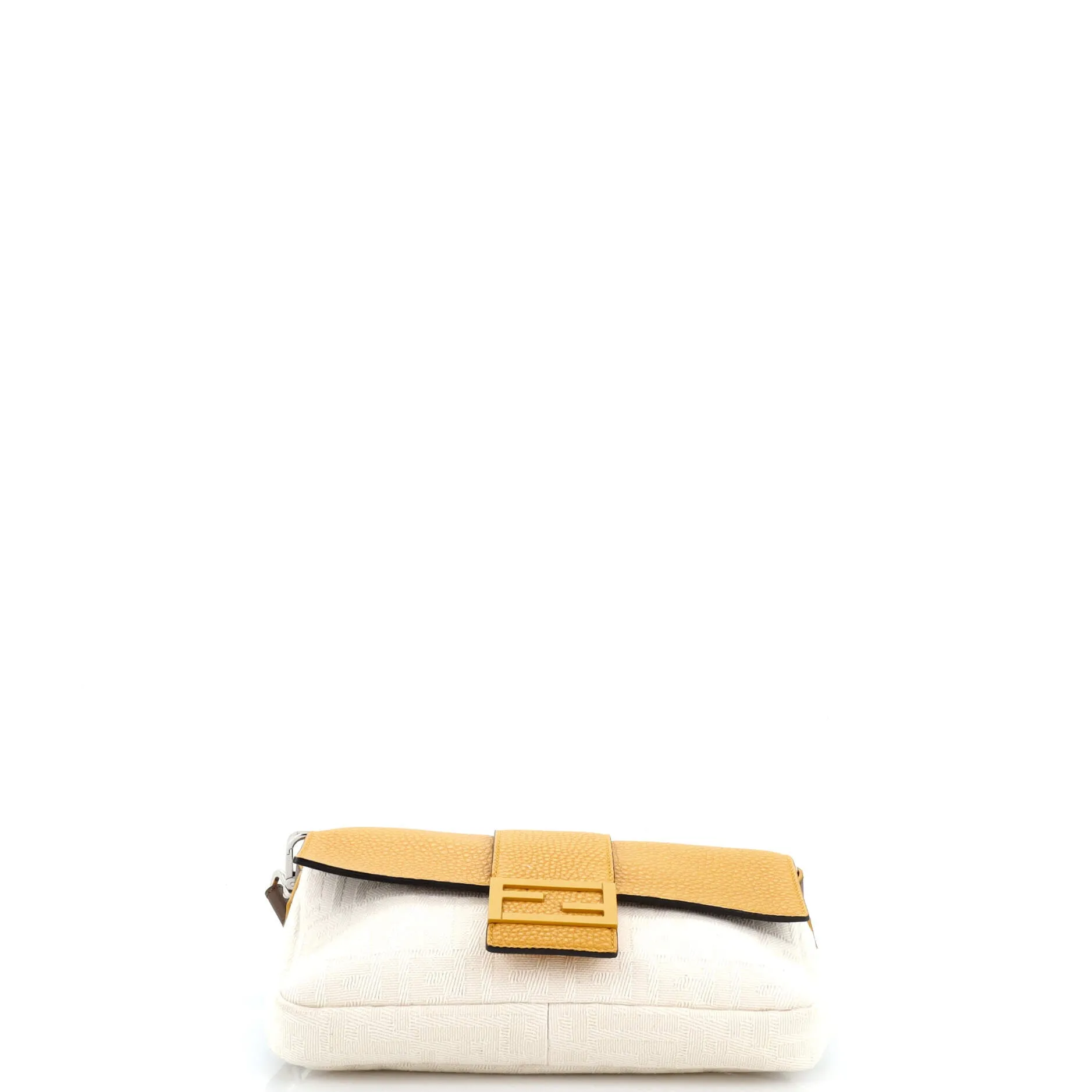 Baguette Convertible Belt Bag Zucca Canvas with Canvas and Leather Medium