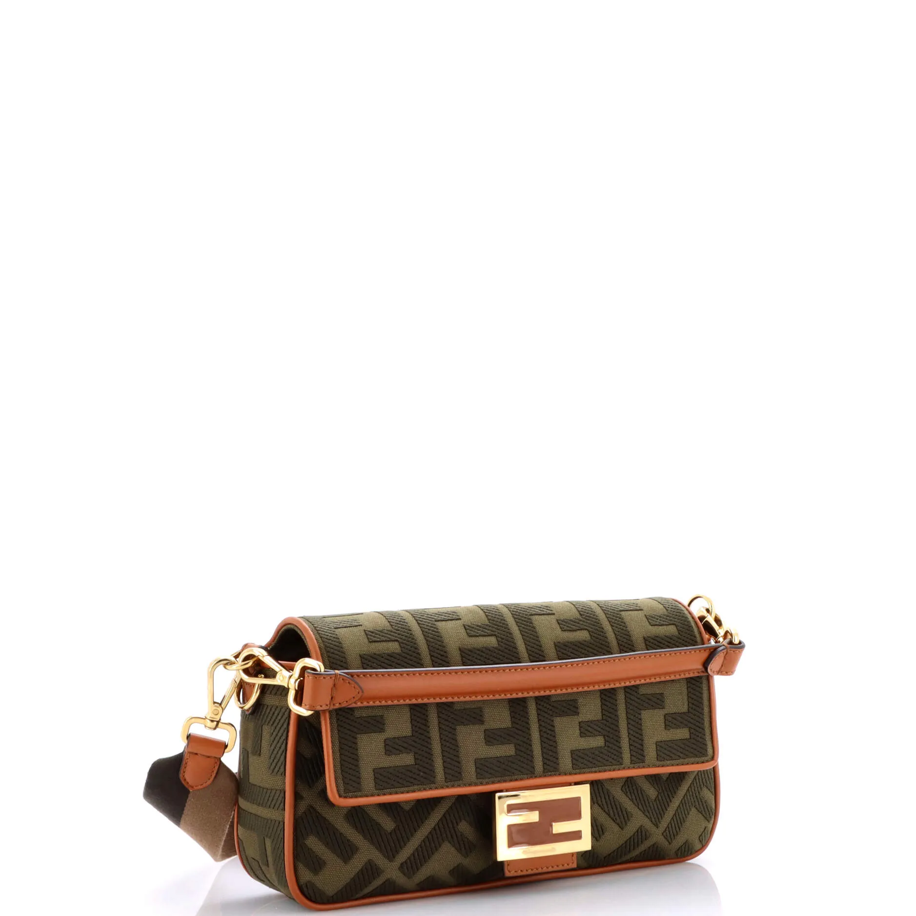 Baguette NM Bag Zucca Embroidered Canvas Medium