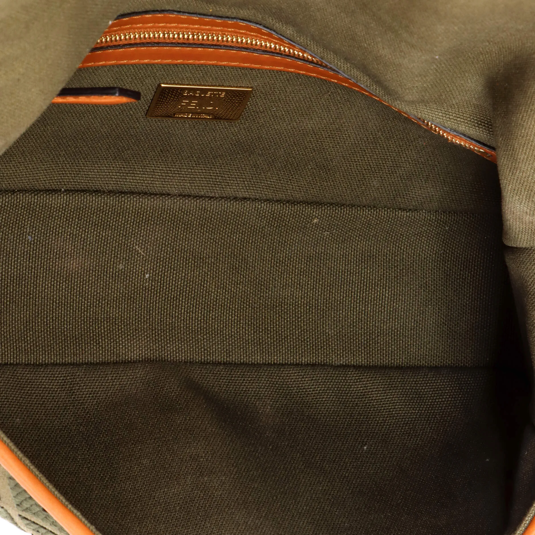 Baguette NM Bag Zucca Embroidered Canvas Medium