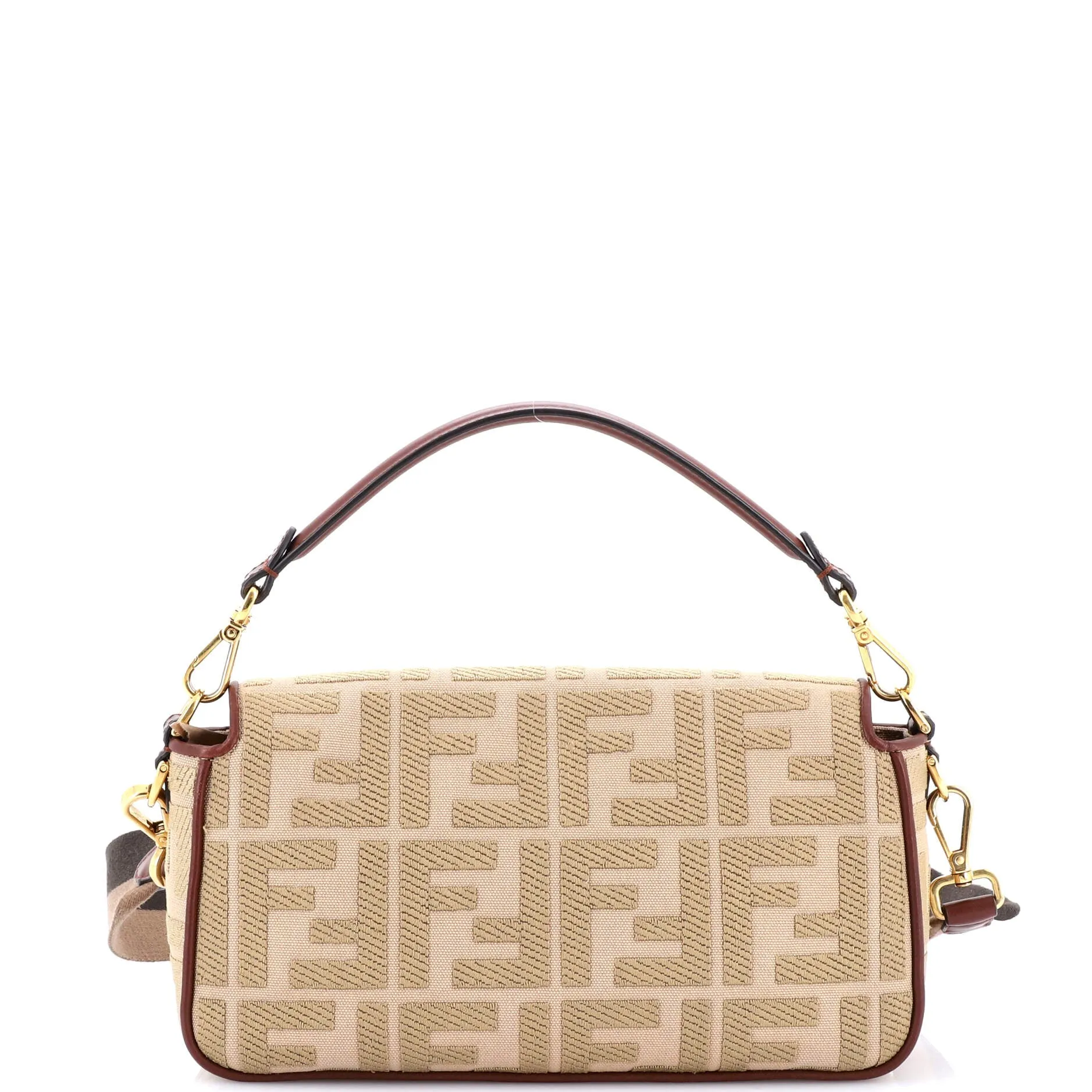 Baguette NM Bag Zucca Embroidered Canvas Medium