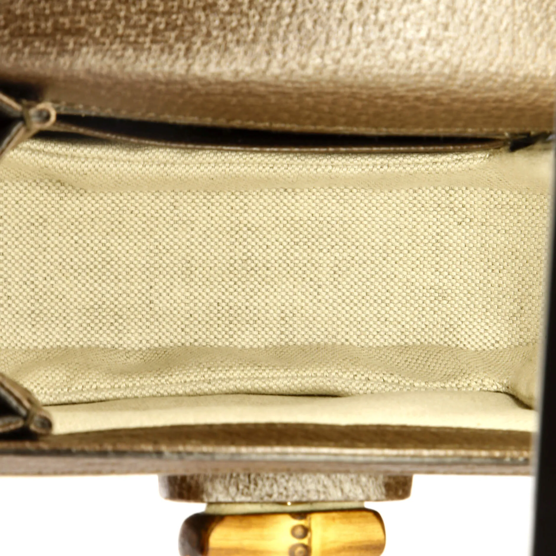 Bamboo 1947 Top Handle Bag Jumbo GG Canvas Mini