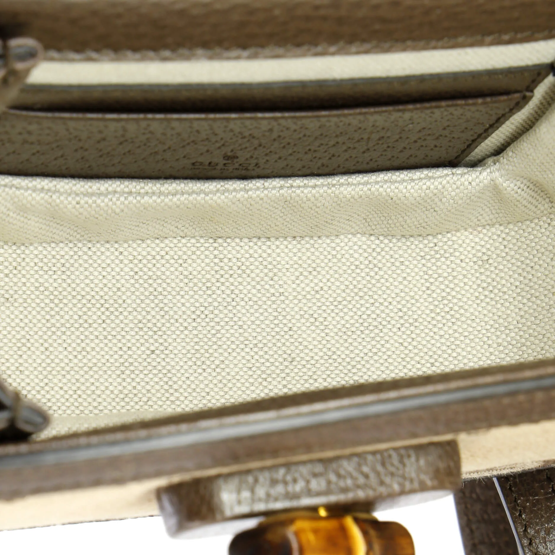 Bamboo 1947 Top Handle Bag Jumbo GG Canvas Mini