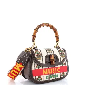 Bamboo 1947 Top Handle Bag Limited Edition 100 Centennial Printed Canvas Medium