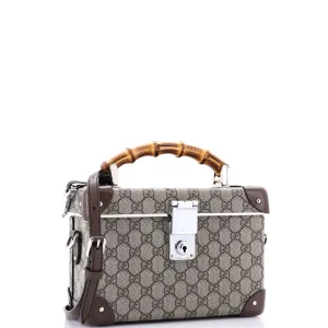 Bamboo Globe-Trotter Vanity Case GG Coated Canvas