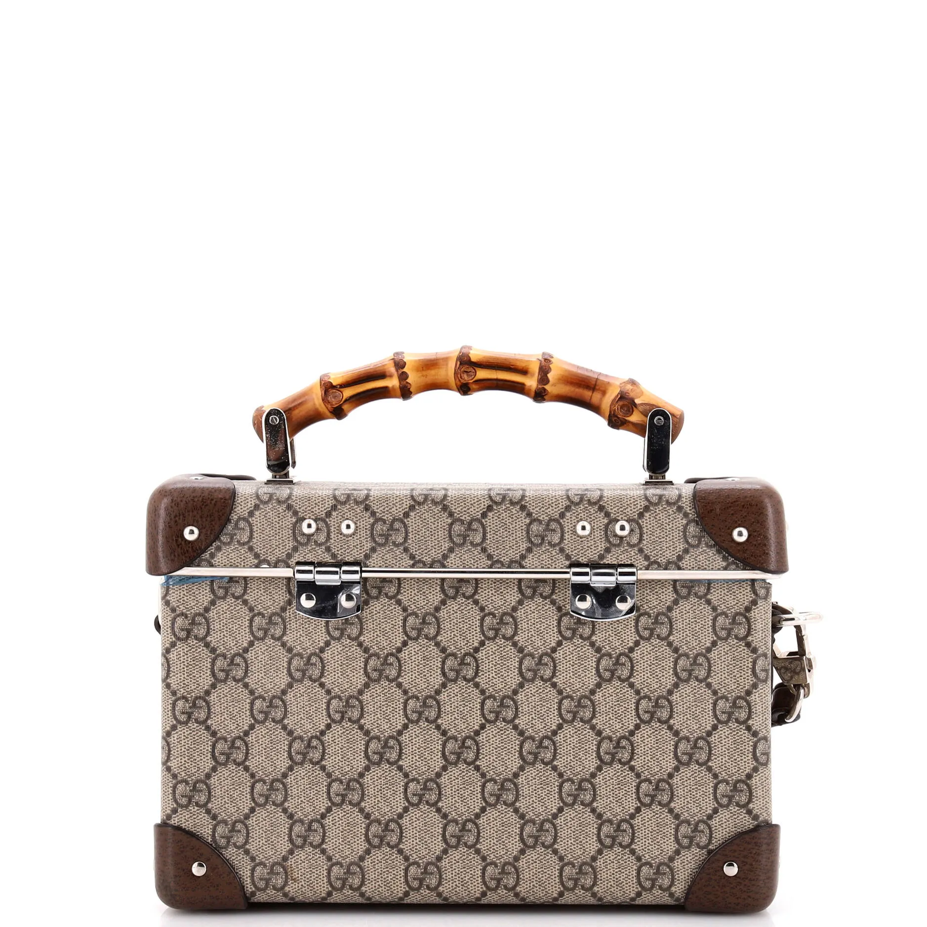 Bamboo Globe-Trotter Vanity Case GG Coated Canvas