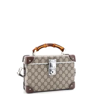 Bamboo Globe-Trotter Vanity Case GG Coated Canvas