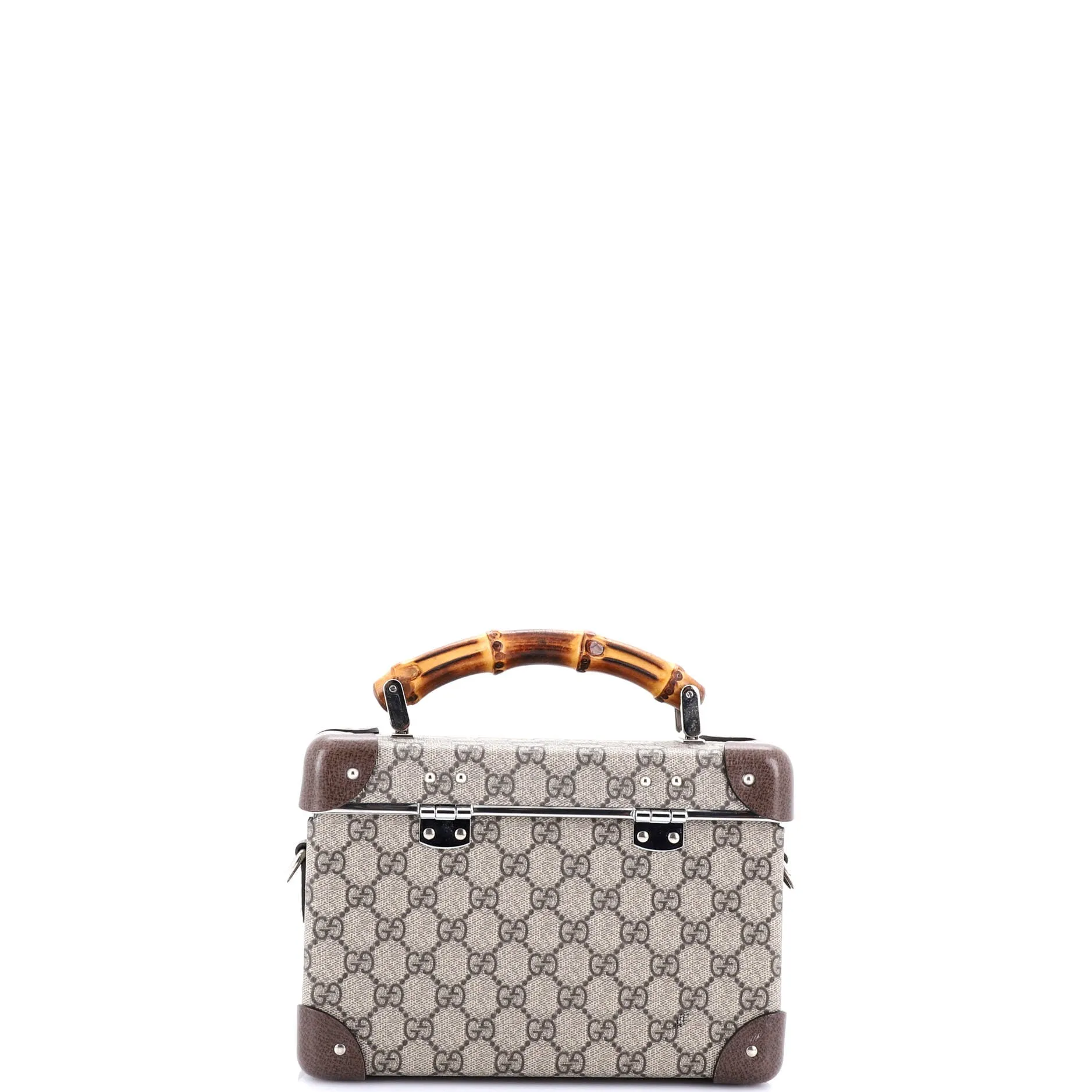 Bamboo Globe-Trotter Vanity Case GG Coated Canvas