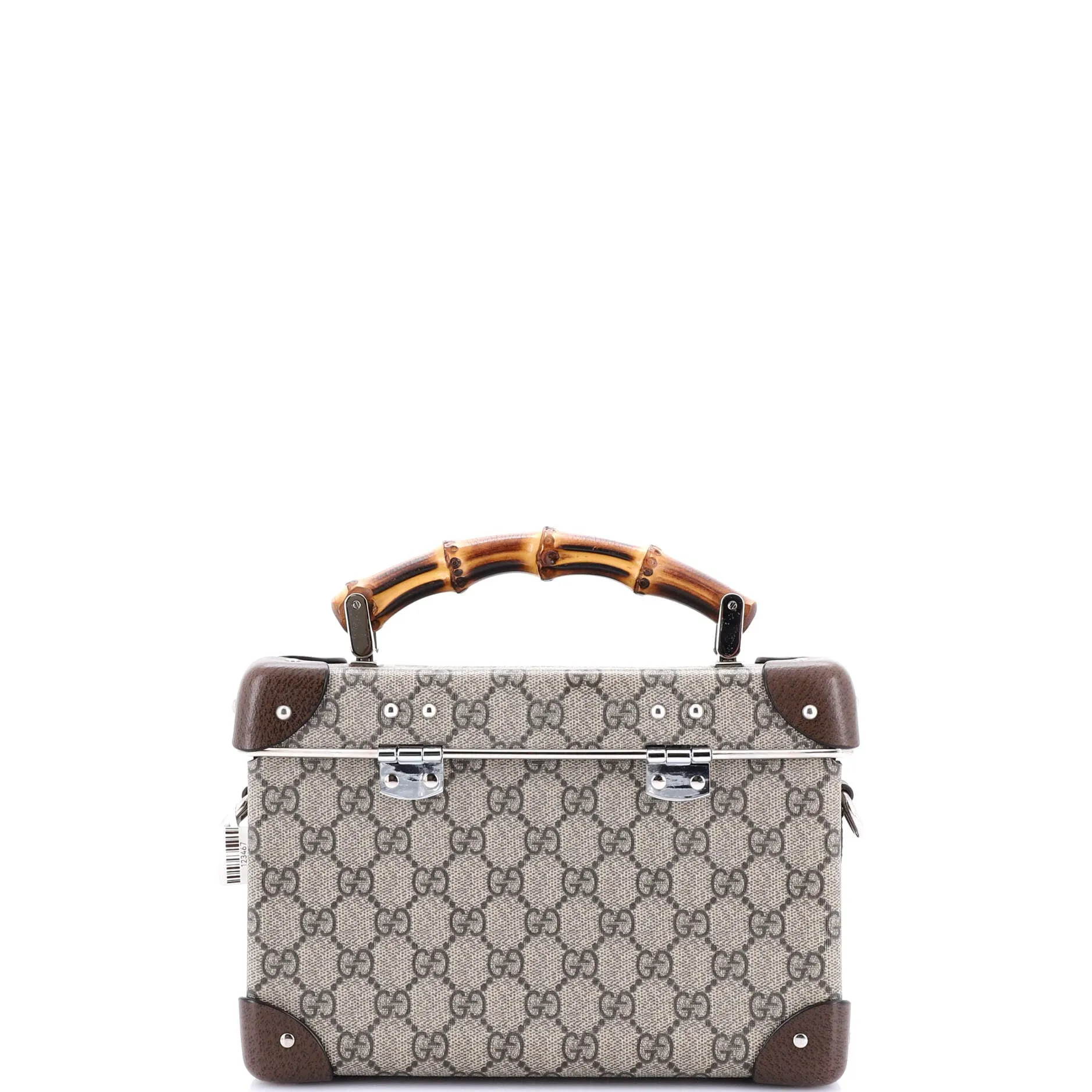 Bamboo Globe-Trotter Vanity Case GG Coated Canvas
