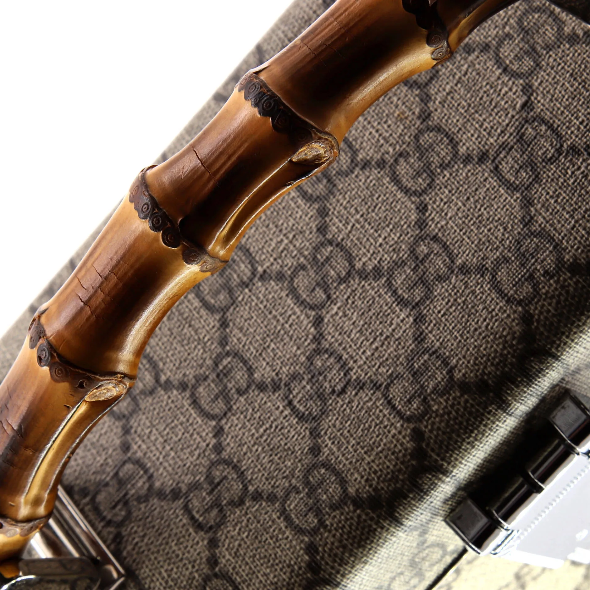 Bamboo Globe-Trotter Vanity Case GG Coated Canvas