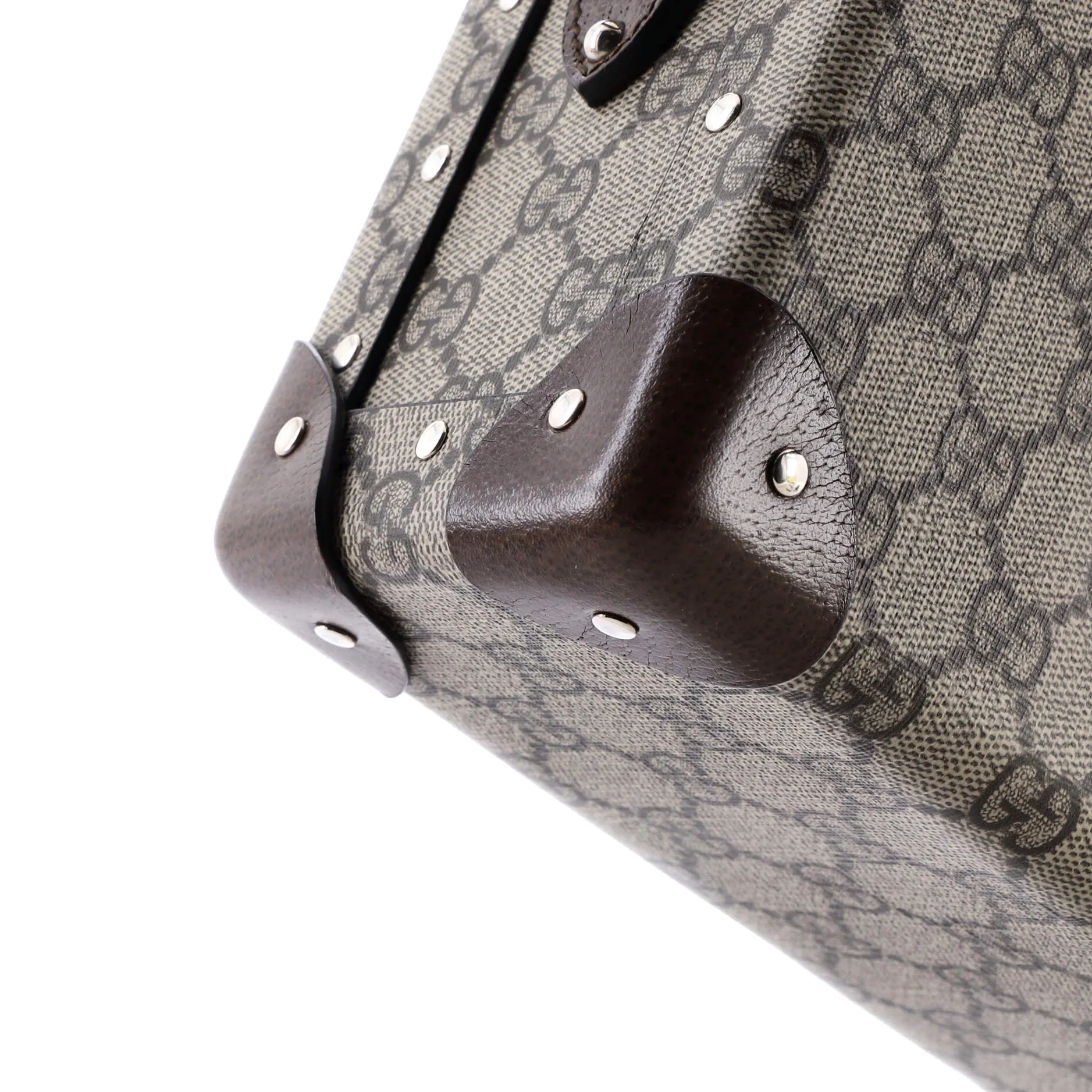 Bamboo Globe-Trotter Vanity Case GG Coated Canvas