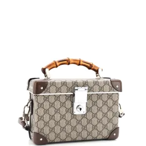 Bamboo Globe-Trotter Vanity Case GG Coated Canvas