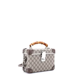 Bamboo Globe-Trotter Vanity Case GG Coated Canvas