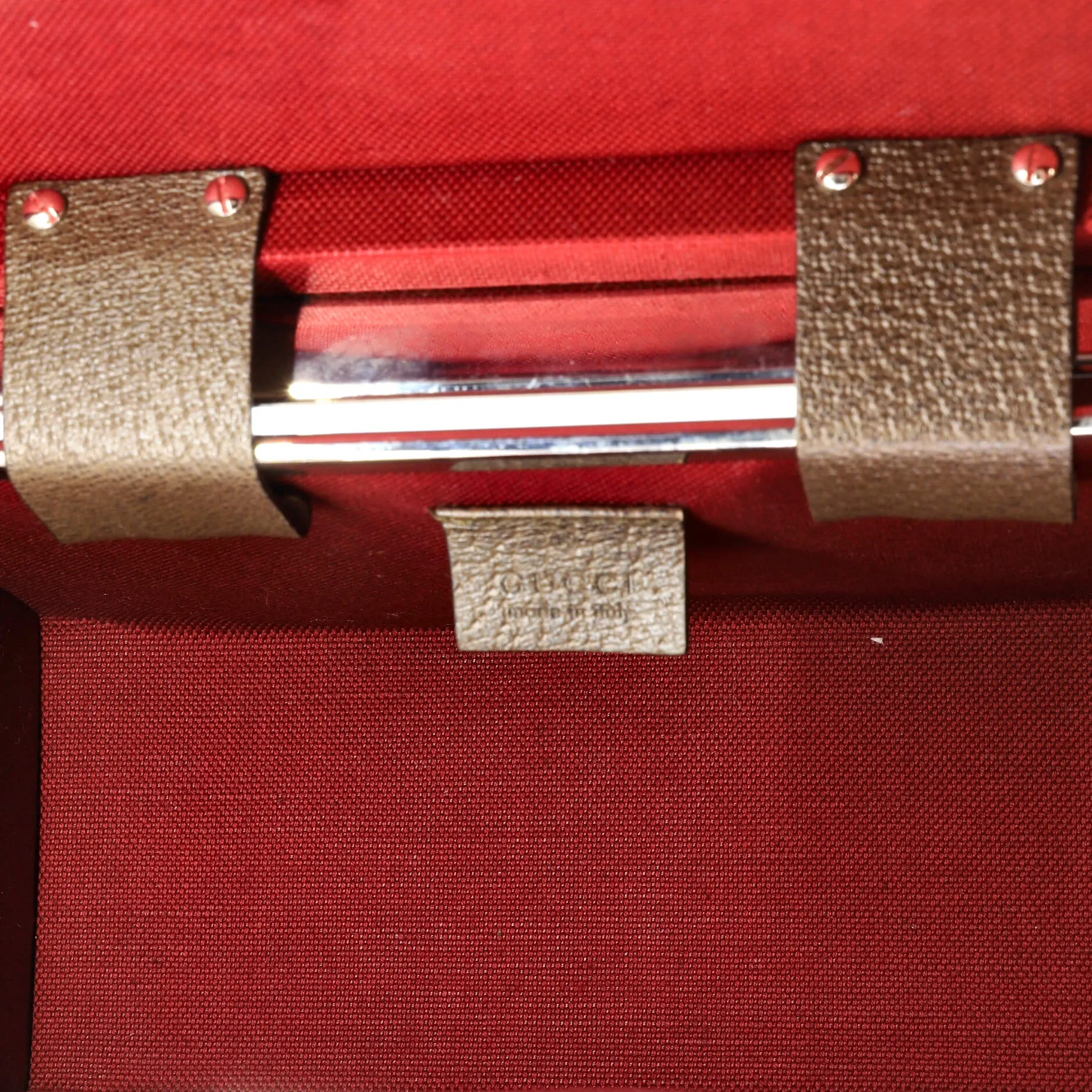 Bamboo Globe-Trotter Vanity Case GG Coated Canvas