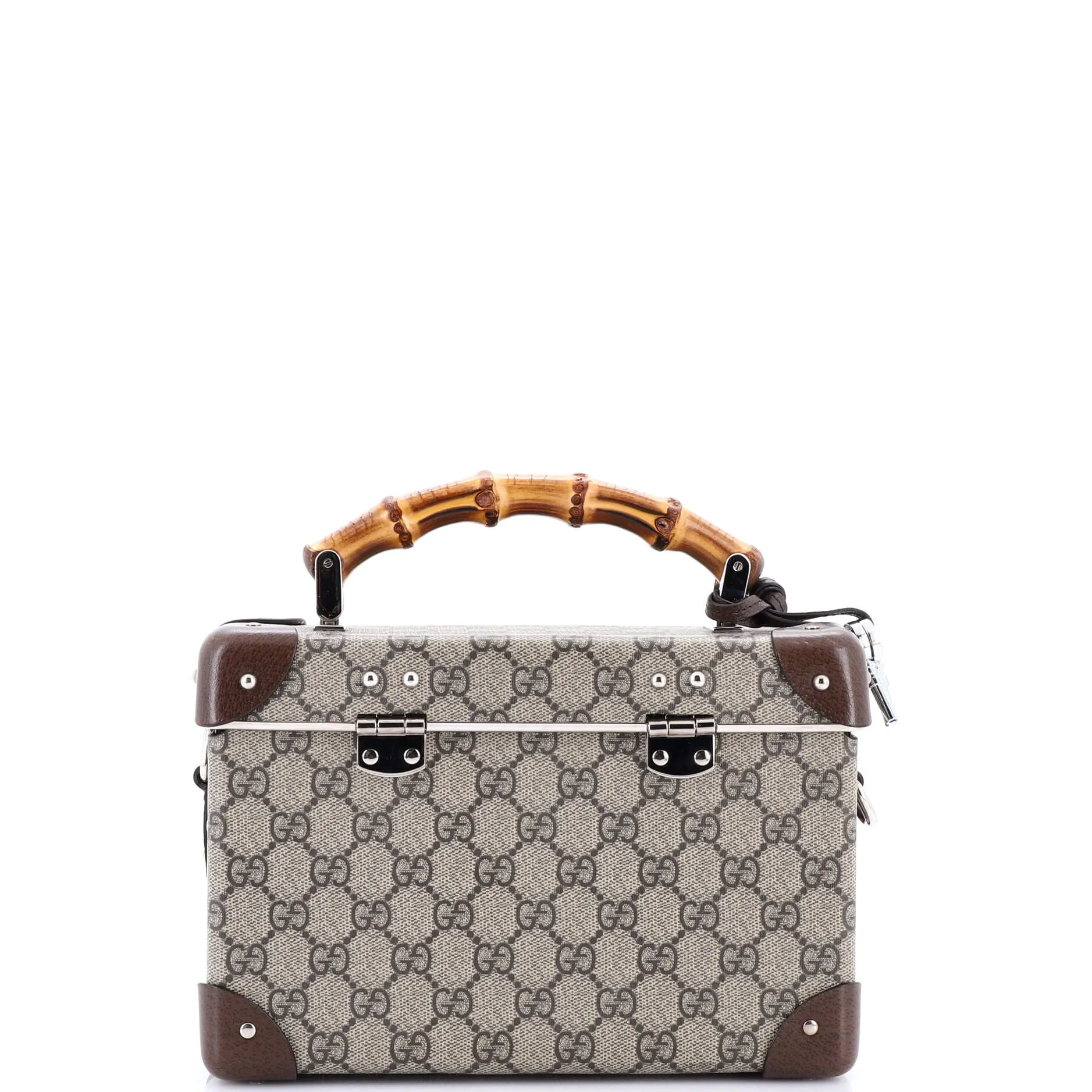 Bamboo Globe-Trotter Vanity Case GG Coated Canvas
