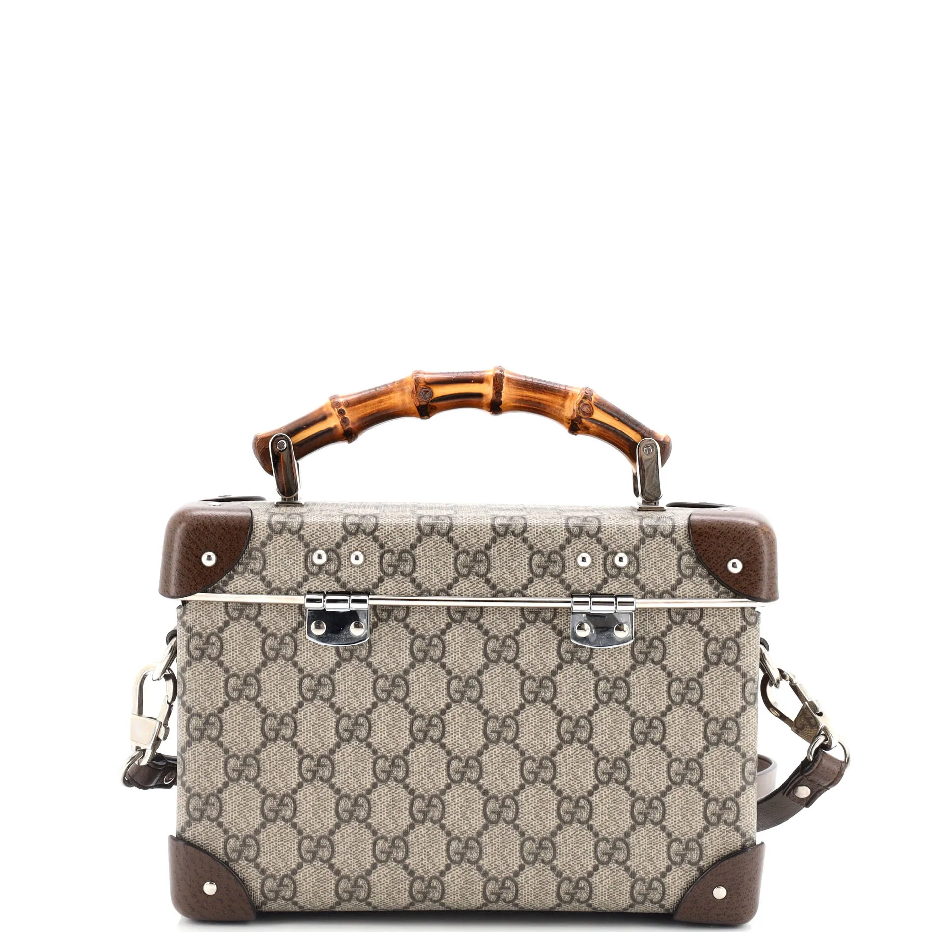 Bamboo Globe-Trotter Vanity Case GG Coated Canvas