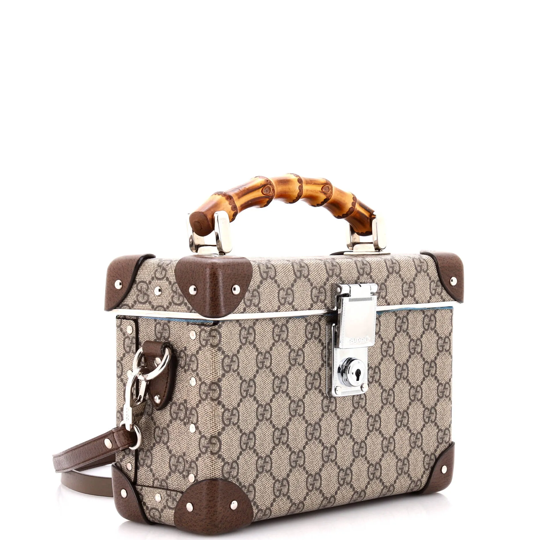 Bamboo Globe-Trotter Vanity Case GG Coated Canvas