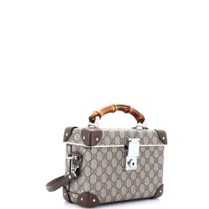 Bamboo Globe-Trotter Vanity Case GG Coated Canvas