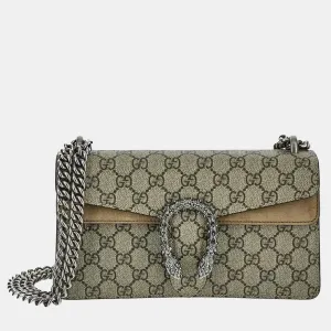 Beige Dionysus GG Small Shoulder Bag