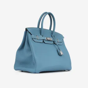 Birkin 35 - Blue Jean