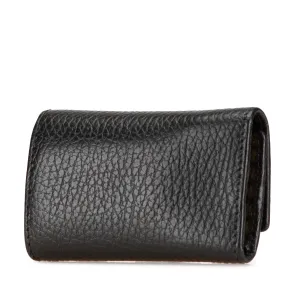 Black Gucci GG Marmont Key Case