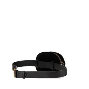 Black Gucci GG Marmont Matelasse Velvet Belt Bag