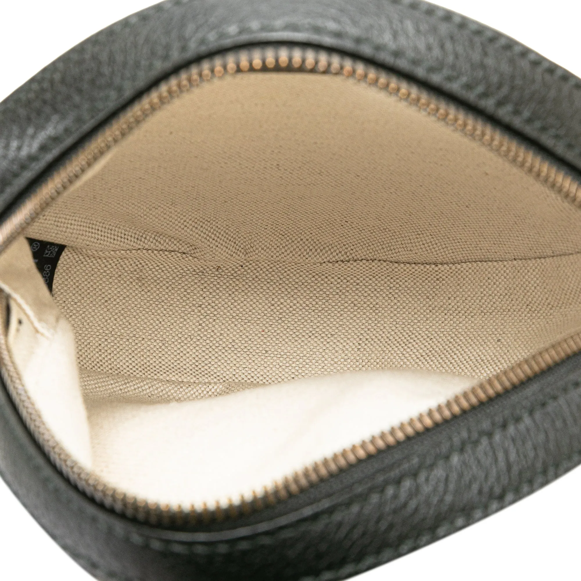 Black Gucci GG Velvet Ophidia Round Crossbody