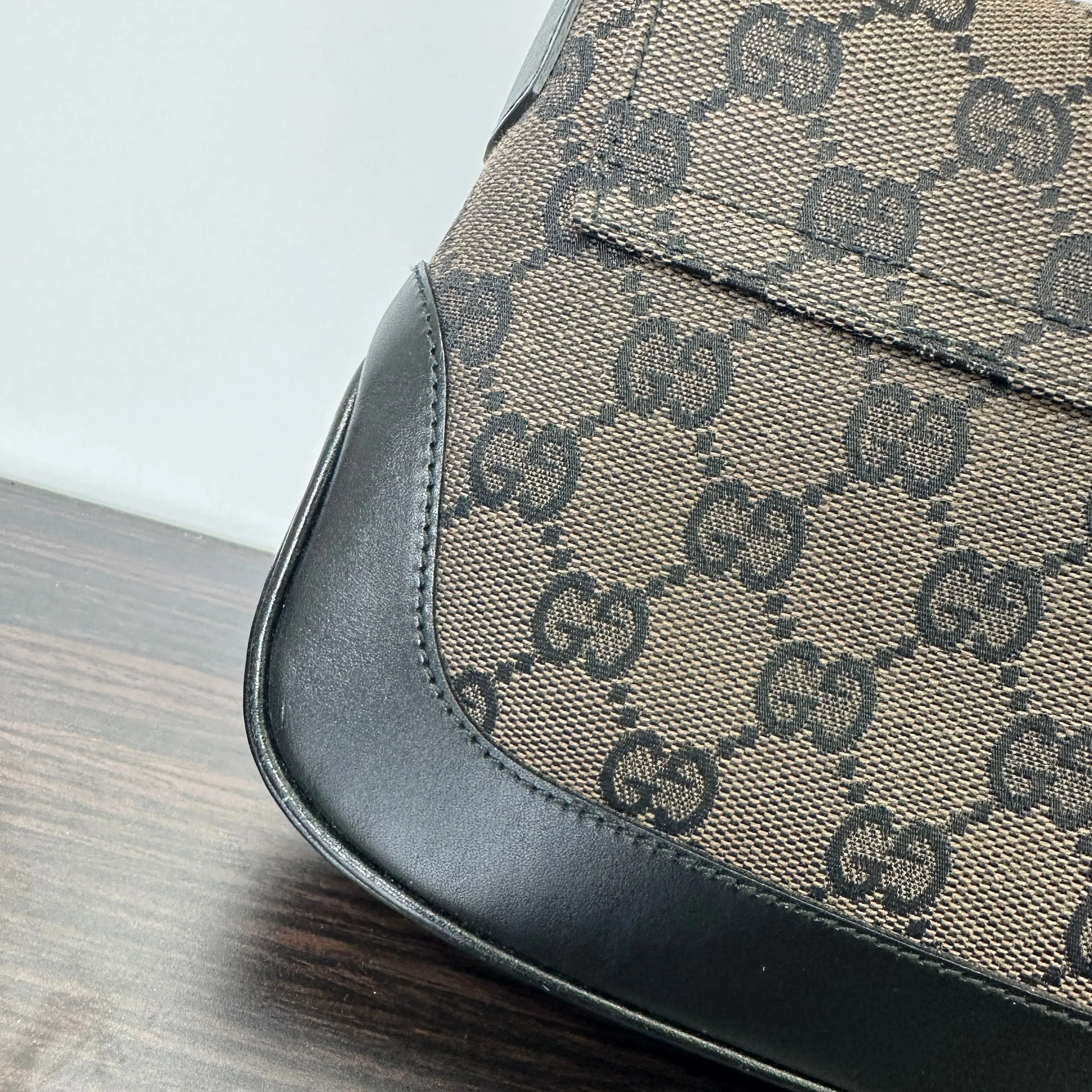 Borse Gucci in Tela Nero Canvas Handbag LB