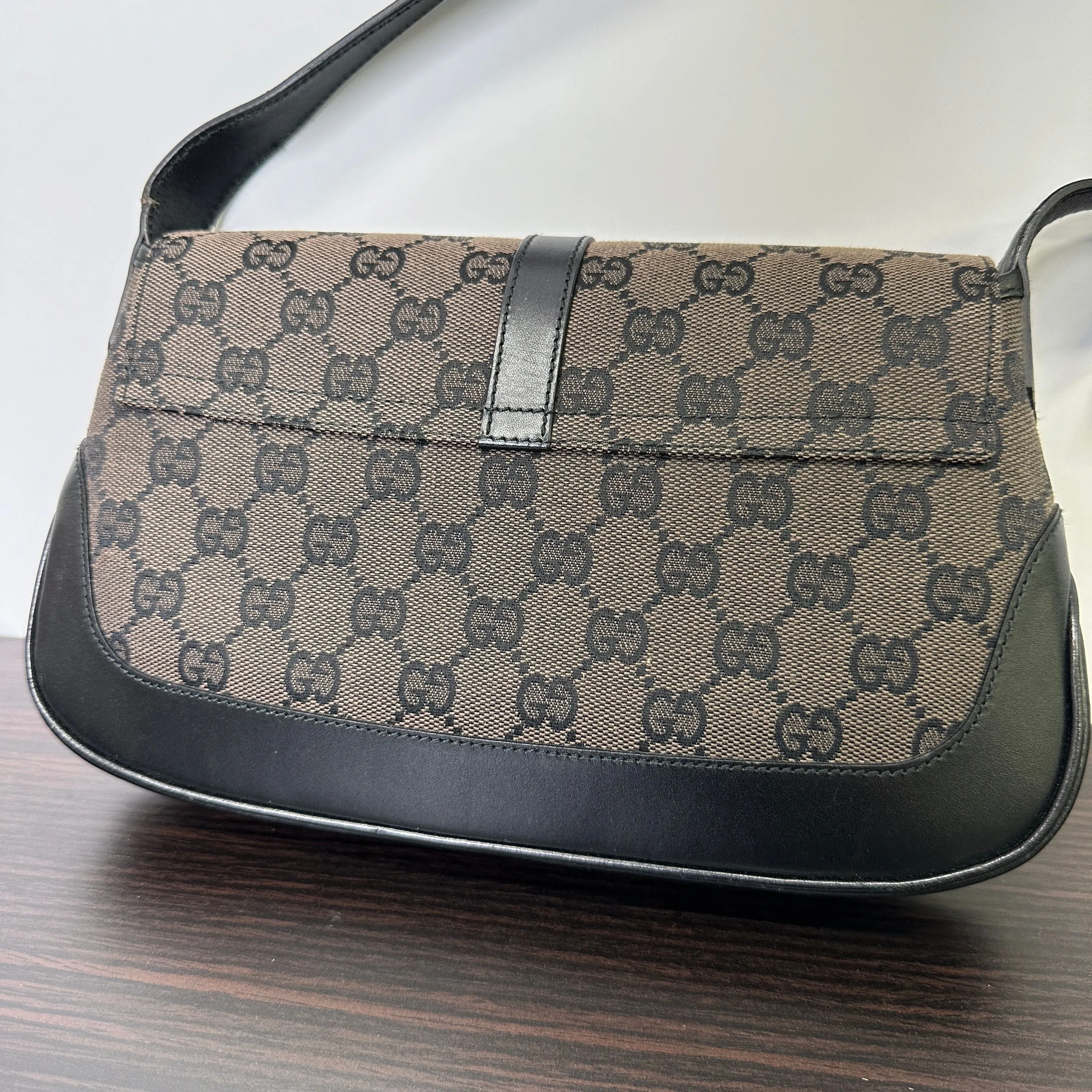 Borse Gucci in Tela Nero Canvas Handbag LB