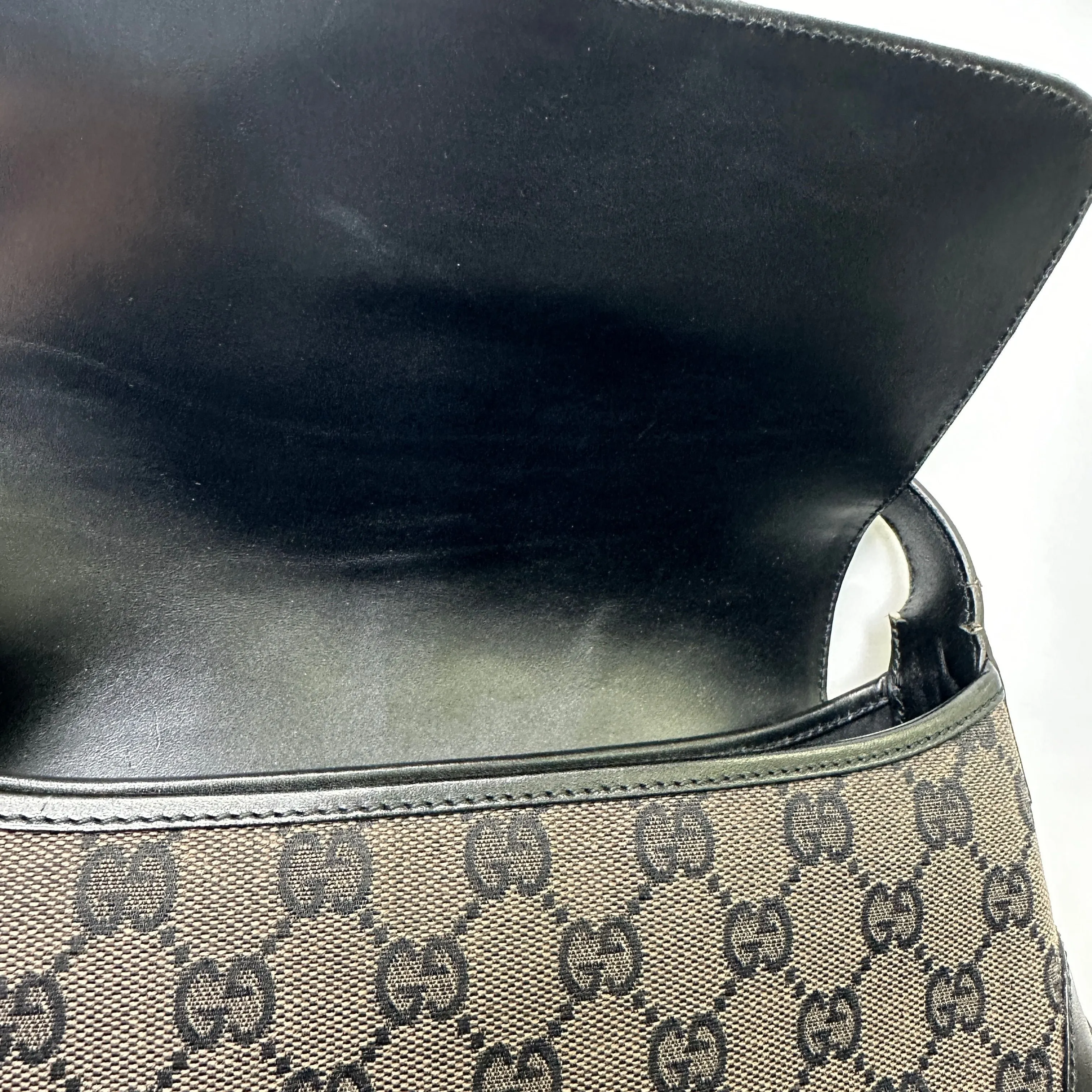 Borse Gucci in Tela Nero Canvas Handbag LB