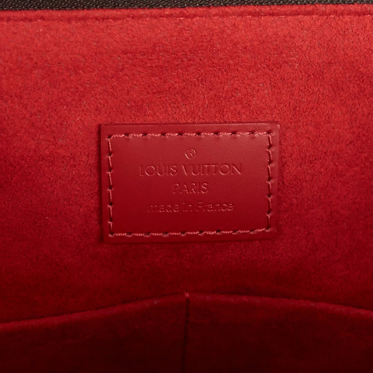 Caissa MM Damier Ebene Canvas Tote Bag