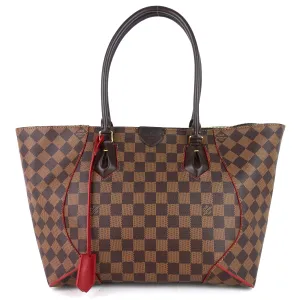 Caissa MM Damier Ebene Canvas Tote Bag