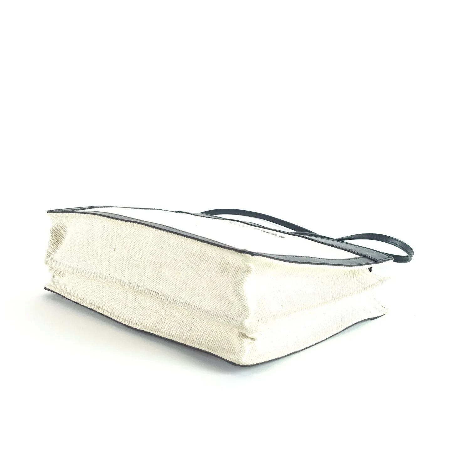 Canvas and Leather Tote Bag