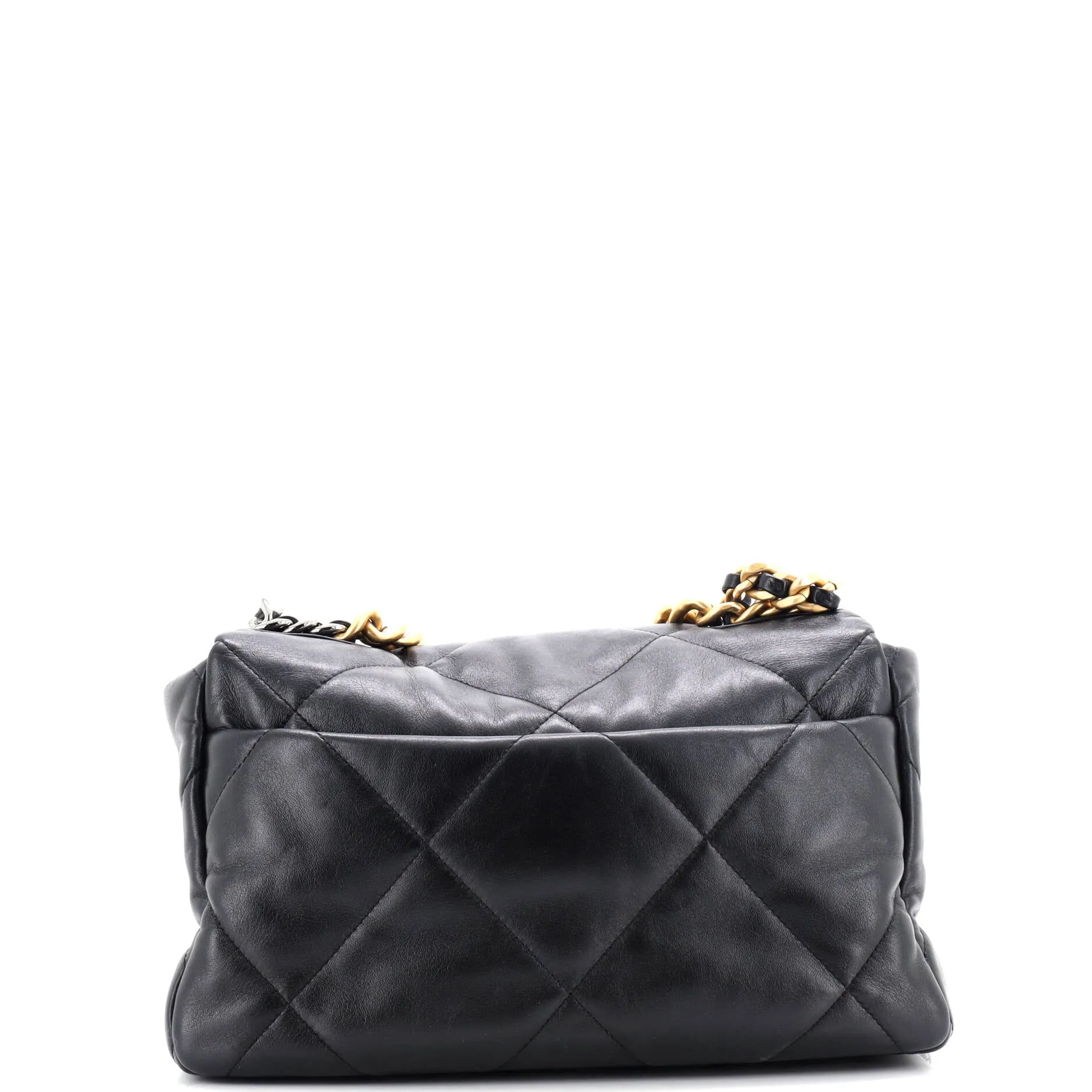 Chanel 19 Flap Bag Quilted Leather Large