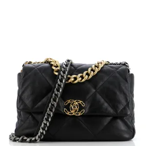 Chanel 19 Flap Bag Quilted Leather