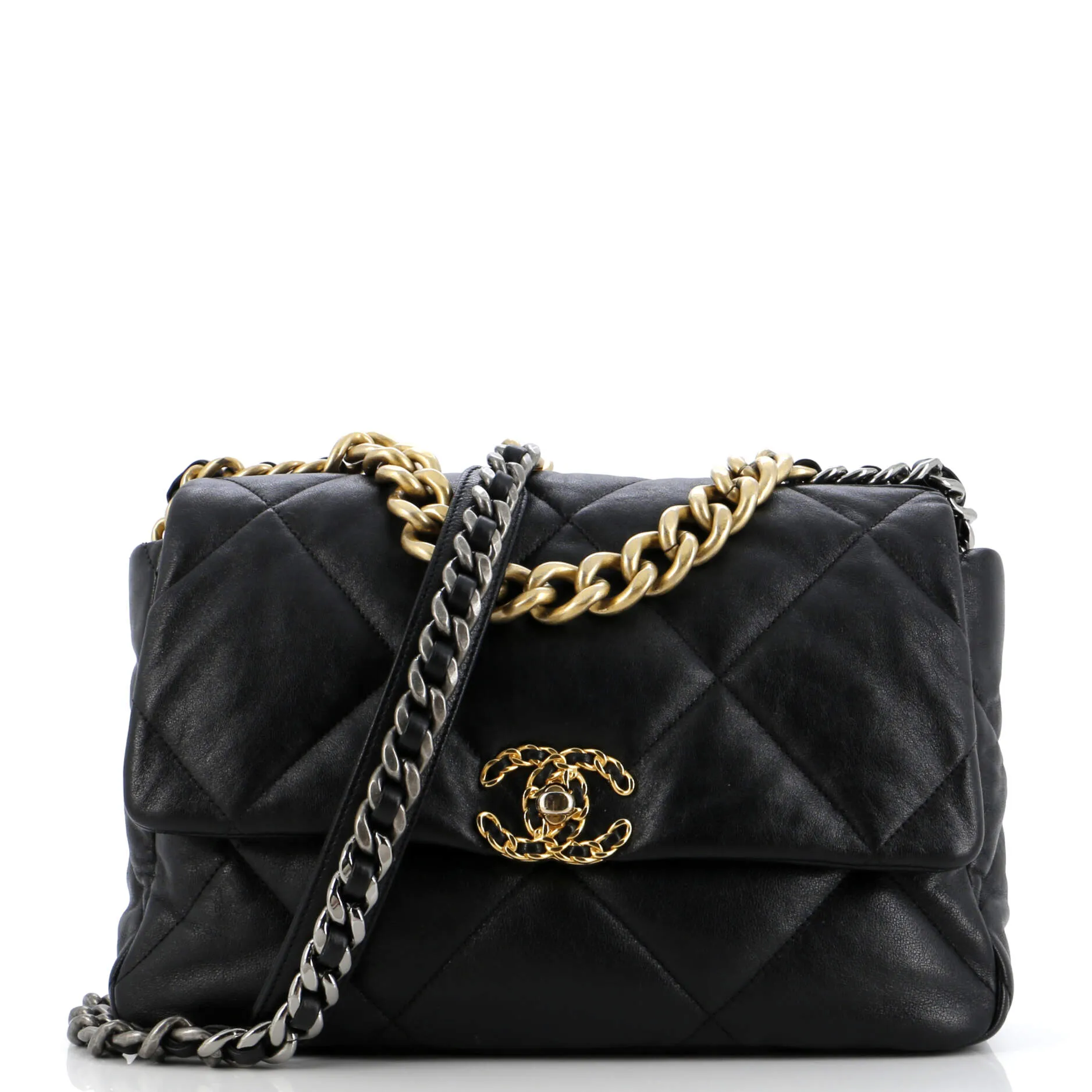 Chanel 19 Flap Bag Quilted Leather