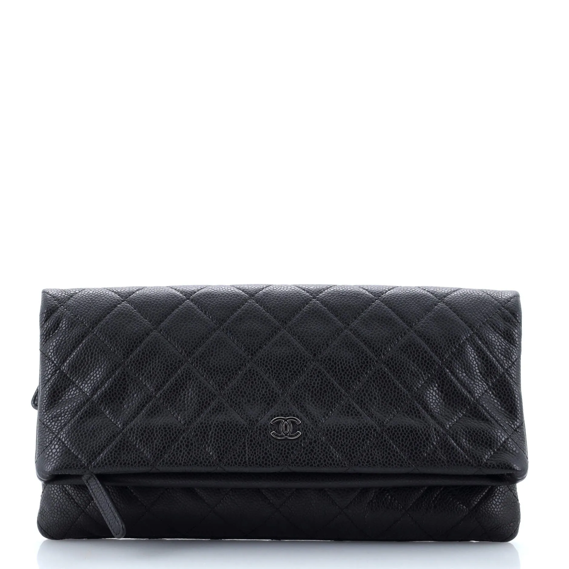 Chanel Beauty Cc Clutch Quilted Caviar