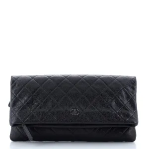 Chanel Beauty Cc Clutch Quilted Caviar