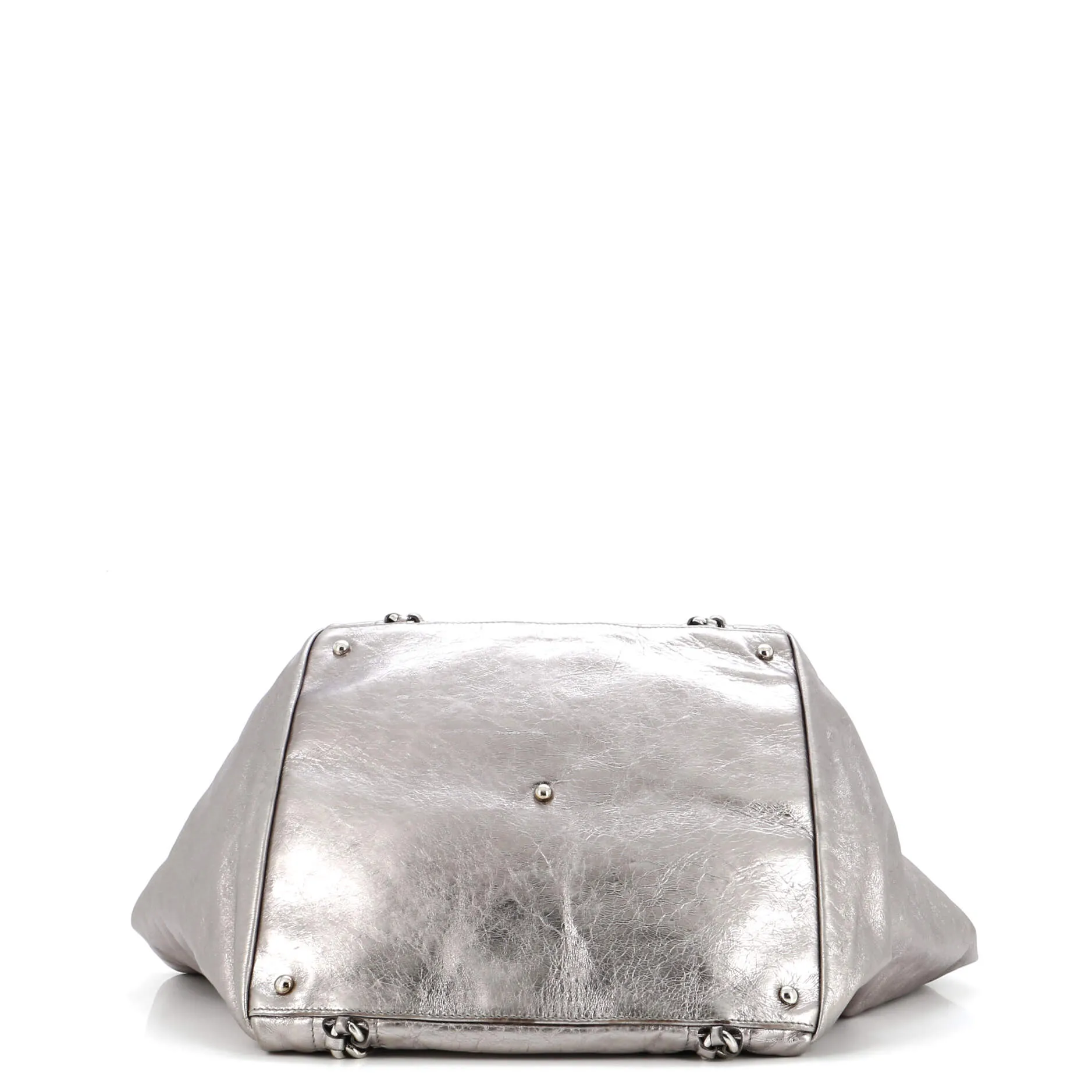 Chanel Modern Chain Tote Metallic