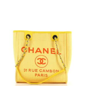 Chanel North South Deauville Tote Mixed