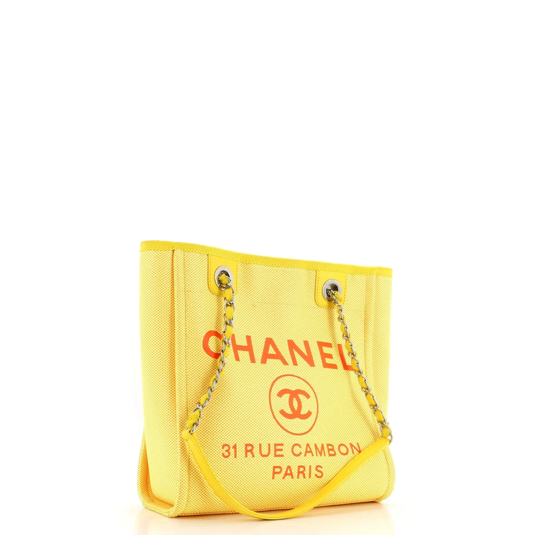 Chanel North South Deauville Tote Mixed