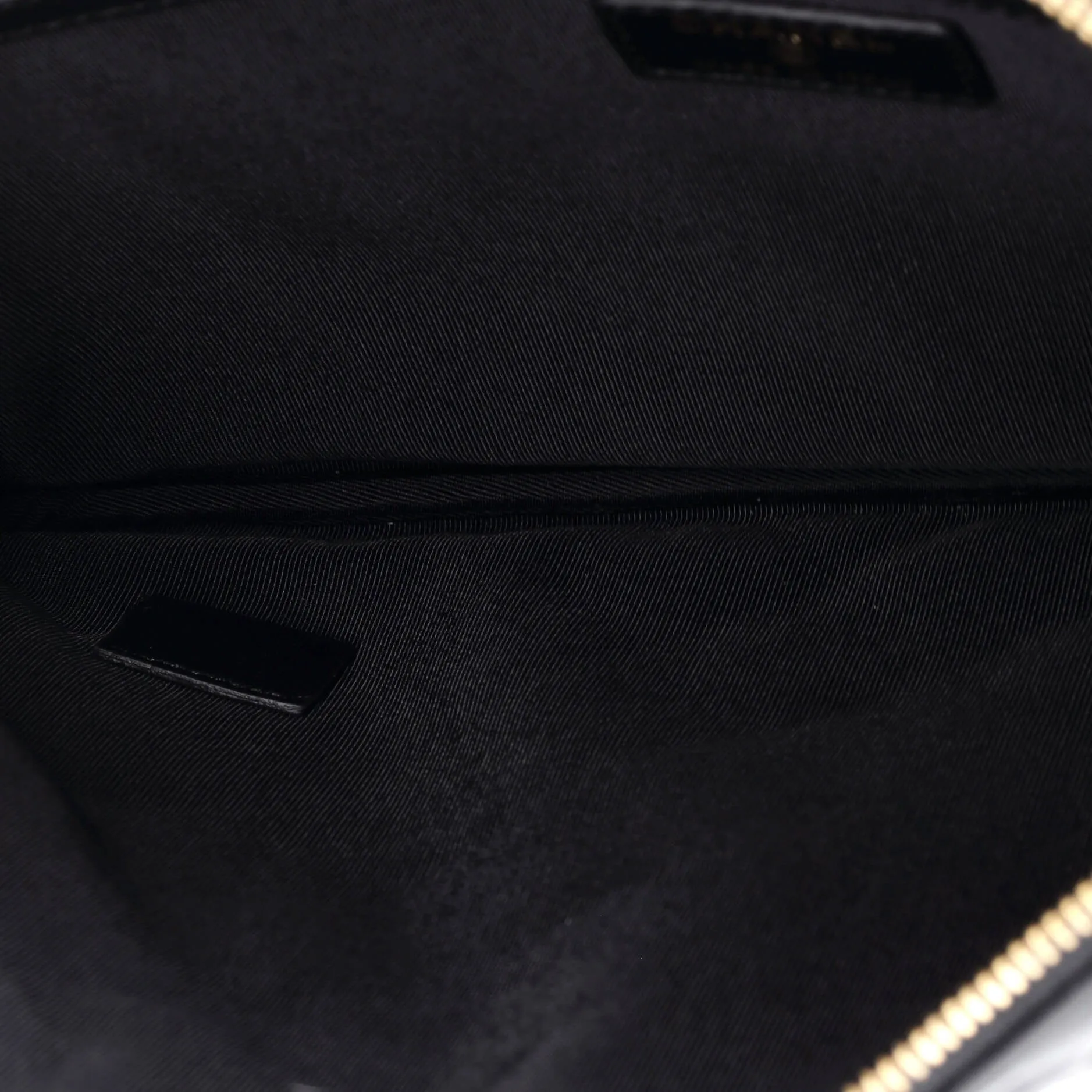 Chanel O Case Clutch Quilted Lambskin