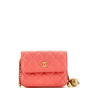 Chanel Pearl Crush Flap Clutch With