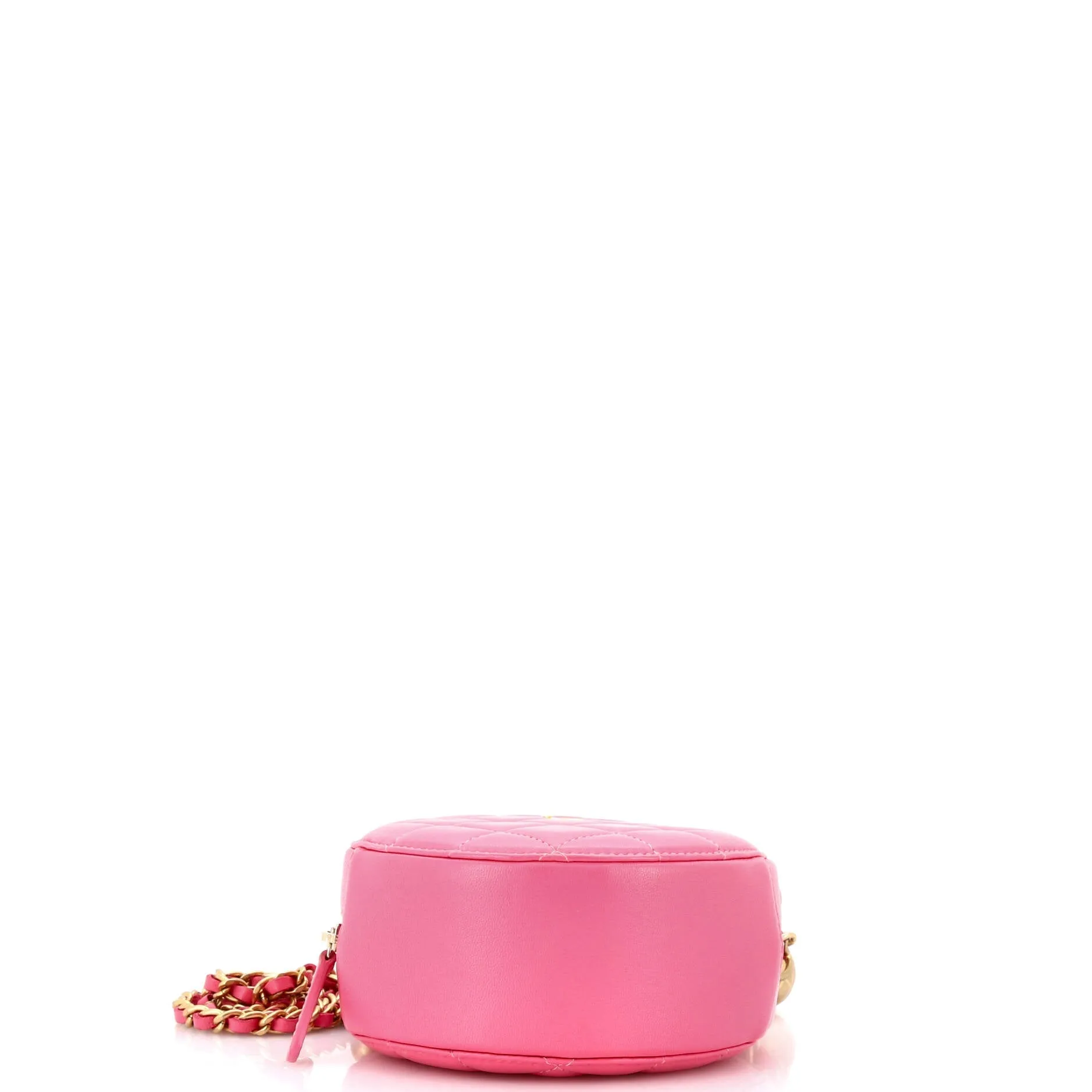 Chanel Pearl Crush Round Clutch With