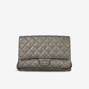 Chanel Timeless Clutch with Chain - Graphite