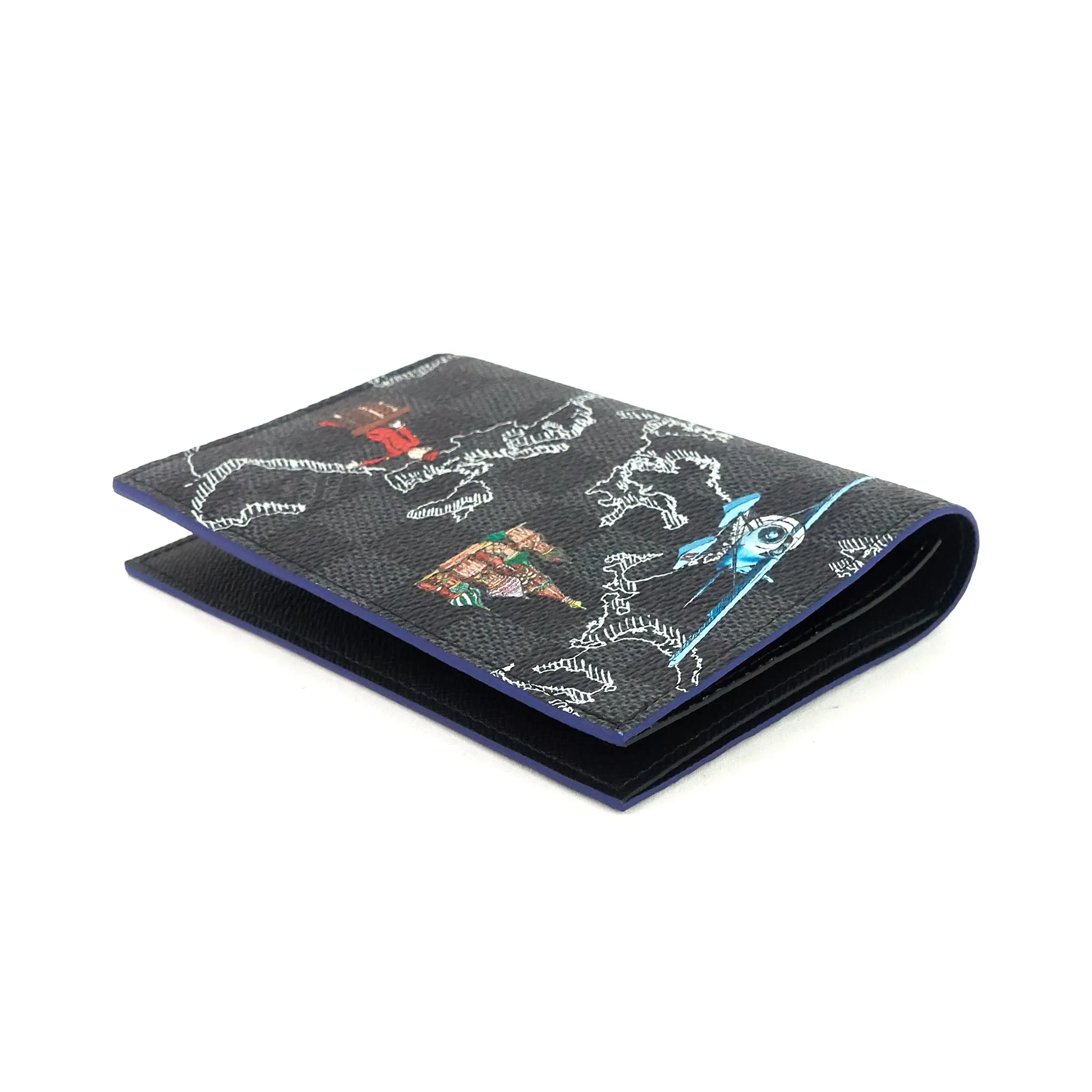 Damier Graphite Map Limited Edition Passport Cover