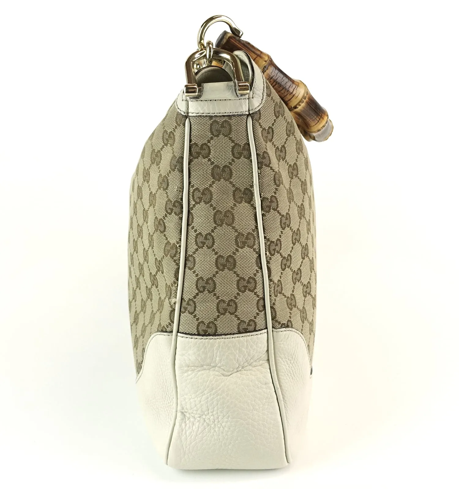 Diana Monogram Canvas Bamboo Handle Bag with Strap
