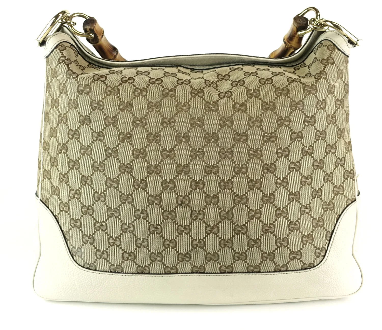 Diana Monogram Canvas Bamboo Handle Bag with Strap